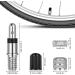 40-Part Bicycle Valve Replacement Set - Lightning Valve Dunlop Insert Seal & Caps for Easy Bike Maintenance - Buy Online on SooperMarket.com