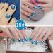 Blue Nail Polish Chrome Metal Nail Varnish Mirror Quick Dry Metallic Effect No UV Needed Nail Art Polish Chrome Nail Polish - Buy Online on SooperMarket.com