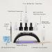 Mylee Mini Kit - Professional Nail Care Set for Beginners at Home Includes LED Nail Lamp Nail Gel Polish Base Coat Top Coat and Accessories - Buy Online on SooperMarket.com