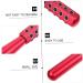 Healeved 1pc Face Firming Machine Facial Roller Eye Mini Face Roller Pink Business Card Holder Face Massager Facial Beauty Massager Face Lift Tool Ipl Red Aluminum Alloy 16.5X2cm Red - Buy Online on SooperMarket.com