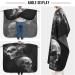 Three Skulls Barber Cape for Men and Women Adjustable Neckline Hair Cutting Kits Lightweight Waterproof Barber Apron Perfect for Salon & Home 55.1x64.9 inch - Buy Online on SooperMarket.com