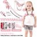 Girls Toddler Leash | Child Safety Harness | Anti Lost Wrist Link | Reflective Pink Leash 4-in-1 Walking Assistant | Butterfly Design | Ideal Gift - Buy Online on SooperMarket.com