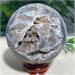 Sphalerite Stones Natural Shpere Ball Quartz Crystal Geode Feng Shui Home Crafts Decoration+Stand 1pc (Color : 430-440g) - Buy Online on SooperMarket.com