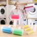 6-Pack Reusable Washable Lint Rollers - Portable Sticky Roller for Furniture Carpets & Clothing - Eco-Friendly & Foldable with Cover - Buy Online on SooperMarket.com