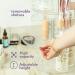 360 Rotating Makeup Organizer - Adjustable Height, Fully Rotatable - Ideal Cosmetic Storage for Bedroom Dresser or Vanity Countertop (Clear) - Buy Online on SooperMarket.com
