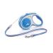 Kerbl Flexi Leash New Comfort Dog Leash Cat Leash Retractable Leash Blue Size S (5m max. 12 kg) Blue S (5m max. 12 kg)