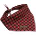 Shop Lionet Paws Christmas Bandana for Dogs - Triangular Headscarf in Black & Red Perfect for Small to Large Breeds - International Shipping Available! - Buy Online on SooperMarket.com