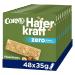 Oat bar Corny Haferkraft Zero Hazelnut no added sugar 125 kcal per bar vegan 48x35g