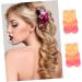 Anneome 50pcs Earrings Headwear Bear Hair Clips Accessories Glittering Head Ties Headdress Diy Gradient - Buy Online on SooperMarket.com