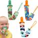 Faceynde Baby Pacifier Clips | Fabric Pacifier Clamps for Boys & Girls - Secure & Stylish Schnuller Clips - Buy Online on SooperMarket.com