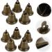 PopetPop 10-Pack Small Cow Bells - Anti-Theft Christmas Decorations for Pets Cattle & Sheep | Loud Iron Bell Accessories - Buy Online on SooperMarket.com