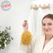 Tom & Pat Natural Bathing Sponge with Cordel | Premium Quality Shower & Peeling Sponge from Greece - Dermatest Rated Very Good (15-16 cm) - Buy Online on SooperMarket.com