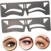 Beavorty 4 Pcs Eyebrow Ruler Makeup Tools Ink Stamp Brow Mapping Eyebrow Shaping Stencil Card Balance - Buy Online on SooperMarket.com