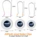 20 Assorted Hot Roller Clips Replacements for Large, Medium, and Small Rollers - Fits Most Sizes - Buy Online on SooperMarket.com