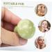 Mikinona 2pcs Neck Massager Tool Face Massager Eye Massager Eye Face Beauty Massagers Roller Rose Quartz Jade - Buy Online on SooperMarket.com