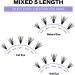 240PCS D Curl 12-16mm Individual Cluster Lashes Extensions for 3D Effect and DIY Eyelash Extensions - RR-12-16mm 3D Clusters+40D-0.07-D - Buy Online on SooperMarket.com