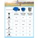 Gobeigo Silicone Dog Treat Bag with Clicker - Magnetic Closure Puppy Training & Walks Fanny Pack (Blue) - Buy Online on SooperMarket.com