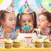 Guppies Ocean Sea Theme Happy Birthday Cake Topper & Mini Cupcake Decorations - 25 Pack - Buy Online on SooperMarket.com