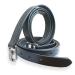 Horse delini stirrup straps made of leather in black suitable for English saddles stirrup strap length 130cm - 160cm (150 cm black) 150 cm black