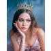 SweetV Royal Blue Queen Crown Wedding Tiara for Bride - Rhinestone Tiaras and Crowns for Women, Costume Headpiece for Birthday, Cosplay, Party Celebration - Bailey - Buy Online on SooperMarket.com