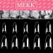 Short Stiletto Nail Tips Clear Nail Tips Half Cover MEKK 600PCS Acrylic False Nail Tips Fake Nail Tips for Nail Salons and DIY Nail Art at Home 10Sizes A-Clear