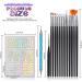 Teenitor Professional Nail Art Painting Kit - 15 Stencils, 15 Brushes, 5 Dotting Tools - Nail Pen Designer Set with Stickers for UV Gel Nail Art Beginners - Buy Online on SooperMarket.com