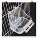 Parrot Bath Box Bird Cage - 1 Piece Parakeet Caged Accessory Supplies Bathing Tub Bath for Most Birdcage Pet Parrot Budgie Parakeet Lovebird Cockatiel Cage Water Shower Transparent - Buy Online on SooperMarket.com