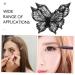 HAPINARY 2pcs Butterfly Eyeliner Stencil Wing Eyeliner Stamp Eyeliner Stencil - Buy Online on SooperMarket.com