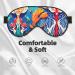 Colorful Tropical Sea Fish Soft Sleep Eye Mask | Breathable Eye Patch for Women | Perfect for Travel & Relaxation - Buy Online on SooperMarket.com