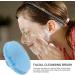 Facial Brush Multifunctional Silicone Face Scrubber Hand Scrubber Waterproof Facial Cleansing Brushes for Skin Cleansing for Deep Cleansing Virtcooy Blue - Buy Online on SooperMarket.com