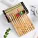 Folpus 6x Soft Bristle Toothbrushes - 10 Colorful Pieces for Gentle Oral Care | International Shipping Available - Buy Online on SooperMarket.com