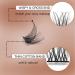 Veleasha 72pcs DIY D Curl Lash Clusters | Volume & Natural Look Individual Lashes | 8-16mm Mix Length False Eyelashes for Home Extensions - Buy Online on SooperMarket.com