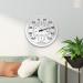 Indoor Outdoor Thermometer Hygrometer - 10 Inch with Large Numbers | 2-in-1 White Thermometer for Terrace & Home - Buy Online on SooperMarket.com