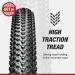 Chao YANG 26x1.95 Mountain Bike Tire Replacement Kit - Dual Compound 2C-MTB Tires with Double Tread Puncture Protection - 2-Pack for On/Off Road Use - Buy Online on SooperMarket.com