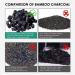 Large Activated Bamboo Charcoal Air Purifying Bags | Odor Absorber for Closet Shoes Car & Basement - Eco-Friendly Deodorizer - Buy Online on SooperMarket.com