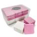 1080PCS Lint Free Nail Wipes - Non-Woven Nail Polish Remover Pads Lint Free Wipes - Soft Lint Free Wipes for Nails Eyelash Extensions Lash Glue - Nail Wipes Packed in A Case(Pink & White)