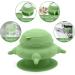 MoYouno Newborn Pet Feeder Set - 4 Teats Puppy Bottles & Silicone Milk Bowl 150 ML - Ideal for Nursing Puppy, Kitten, Squirrels - Green - Buy Online on SooperMarket.com