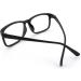 GQUEEN Large Frame Horn Glasses for Men & Women | UV400 Non-Prescription Nerd Glasses in Matt Black - Buy Online on SooperMarket.com