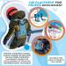 Sklon Ski and Snowboard Harness Trainer for Kids - Blue Frost | Teach Your Child Skiing and Snowboarding Fundamentals - Buy Online on SooperMarket.com