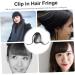 Didiseaon Piece Hair Clips for Women Hat Wigs for Women Braided Hair Clips Dark Brown Hair Extensions Hair Extensions Real Human Hair Clip on Fringe Hair Toppers for Women Xuchang Miss Bangs medium Black - Buy Online on SooperMarket.com