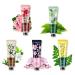 5 Pack Natural Plant Fragrance Hand Cream for Dry Hands Moisturizing Hand Care Cream Hand Lotion Travel Gift Set Travel Size Hand Lotion Set for Men and Women-30ml Flower 5P