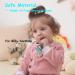 Seposeve Silicone Pacifier Clip 2 Pack - Adjustable Spring, Soft Leashes for Baby Boys and Girls - 3 Textures, One-Piece Design - Ink Black - Buy Online on SooperMarket.com
