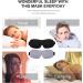 Relax Melodies Blackout Eye Mask 2 Pack - Adjustable 3D Contoured Cotton Sleeping Mask for Men and Women - Ideal for Travel - Purple & Black - Buy Online on SooperMarket.com
