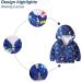 JinBei Hooded Toddler Jacket | Waterproof Windbreaker for Boys | Sunscreen Outwear Raincoat | 1-7 Years | 110 Voiture - Buy Online on SooperMarket.com