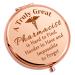 Pharmacist Gift for Women Nurse Appreciation Gifts Travel Makeup Mirror Pharmacy Tech Gift for Doctor Nursing Gift Medical School Birthday Graduation Gift Compact Makeup Mirror for Friend Coworker