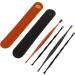 Double Massage Color Home Cleansing Tool Set - Portable Adult Spiral Tweezer for Care, Picnic & Wax Removal - 4 Sets - Buy Online on SooperMarket.com