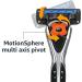 Amazon Basics 5-Blade MotionSphere Razor for Men - Dual Lubrication, Precision Trimmer Handle & 16 Cartridges - 17 Piece Set - Buy Online on SooperMarket.com