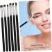 Baluue 24 Pcs Flat Eyebrow Brush Eye Liner Brush Eye Cosmetics Brush Makeup Brush Artificial Fiber Black - Buy Online on SooperMarket.com