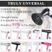 Universal Adjustable Hair Dryer Diffuser Attachment for Curly Hair | Fits Blow Dryer 4.3-6.5CM | Professional Salon Tool in Black - Buy Online on SooperMarket.com