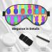 Colorful Pineapple Soft Sleep Eye Mask | Breathable Eye Patch for Travel & Relaxation - Shop Now - Buy Online on SooperMarket.com